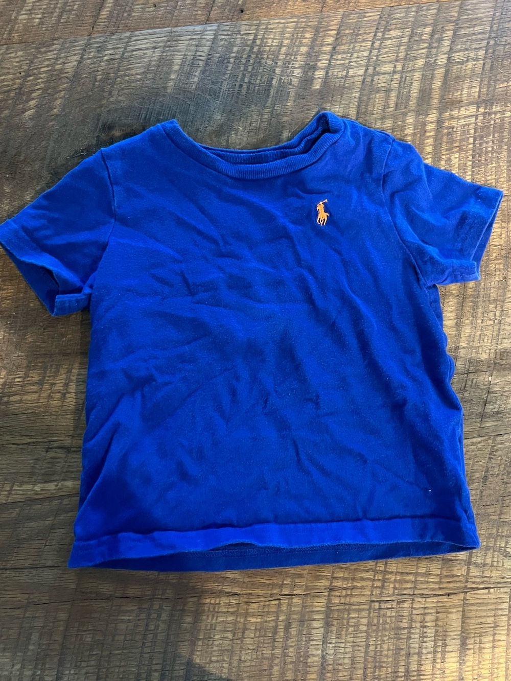 Ralph Lauren Kids Short Sleeve Polo Tee in Royal Blue